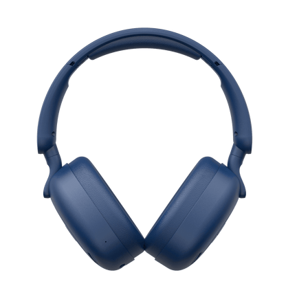 Casque bleu bluetooth sans fil avec réduction du bruit active double appareils 