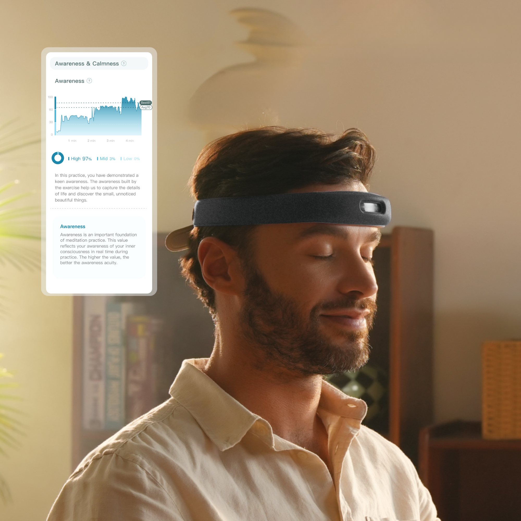 OxyZen, la bandeau intelligent de méditation personnalisée